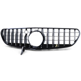 Autogrille geschikt voor Mercedes S Coupe 217 Cabrio A217 14-17 - Sportieve uitvoering - Chroom/Zwart