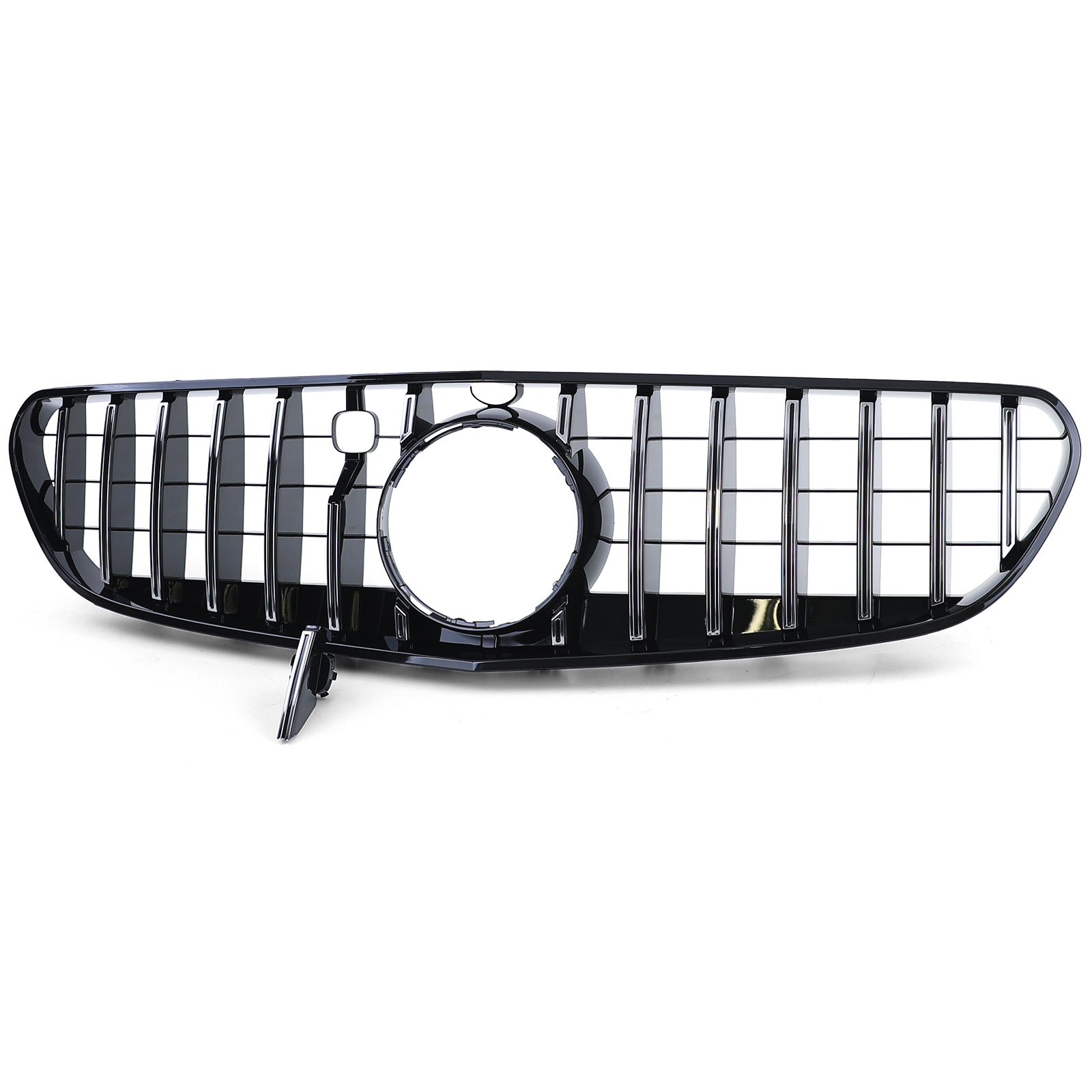 Autogrille - Mercedes S Coupe 217 Cabrio A217 14-17 - Sportieve uitvoering - Chroom/Zwart