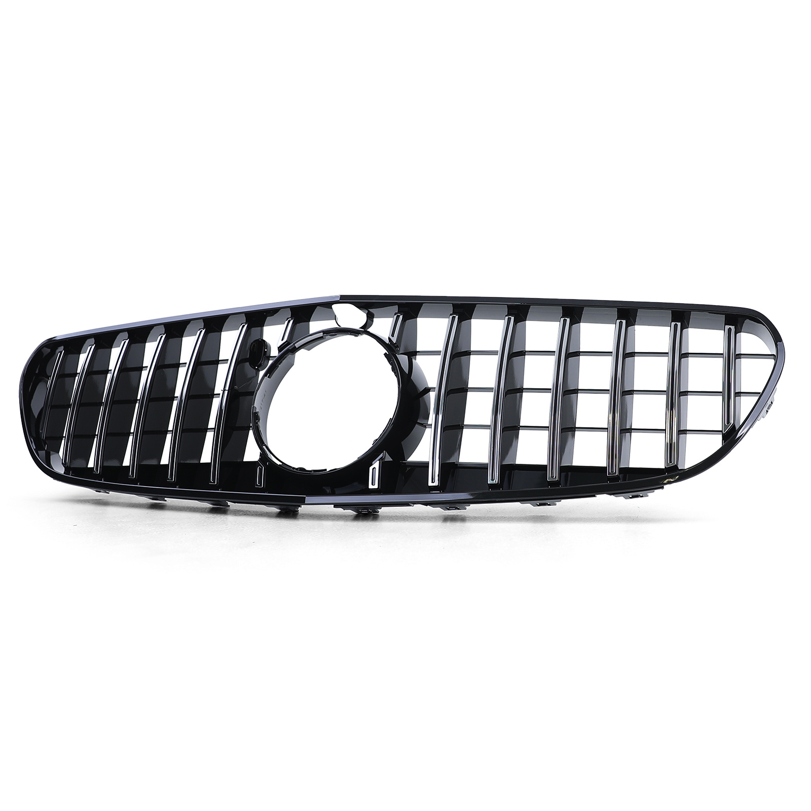 Autogrille - Mercedes S Coupe 217 Cabrio A217 14-17 - Sportieve uitvoering - Chroom/Zwart
