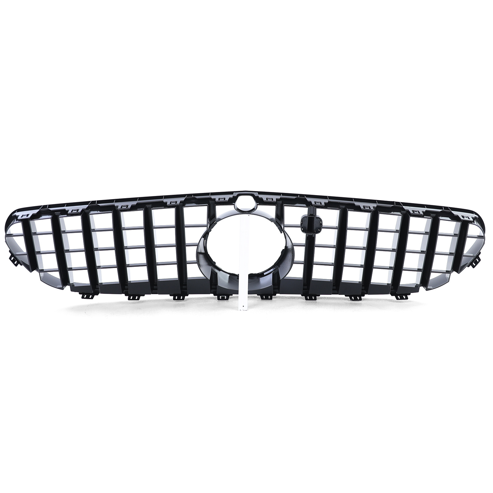Autogrille - Mercedes S Coupe 217 Cabrio A217 14-17 - Sportieve uitvoering - Chroom/Zwart