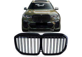 Sportgrille geschikt voor BMW X7 G07 - Double bar - Performance Gloss