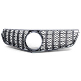 Autogrille geschikt voor Mercedes E Coupe C207 Cabrio A207 09-13 - Sportief design - Zwart chroom