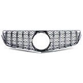 Autogrille - Mercedes E Coupe C207 Cabrio A207 09-13 - Sportief design - Zwart chroom