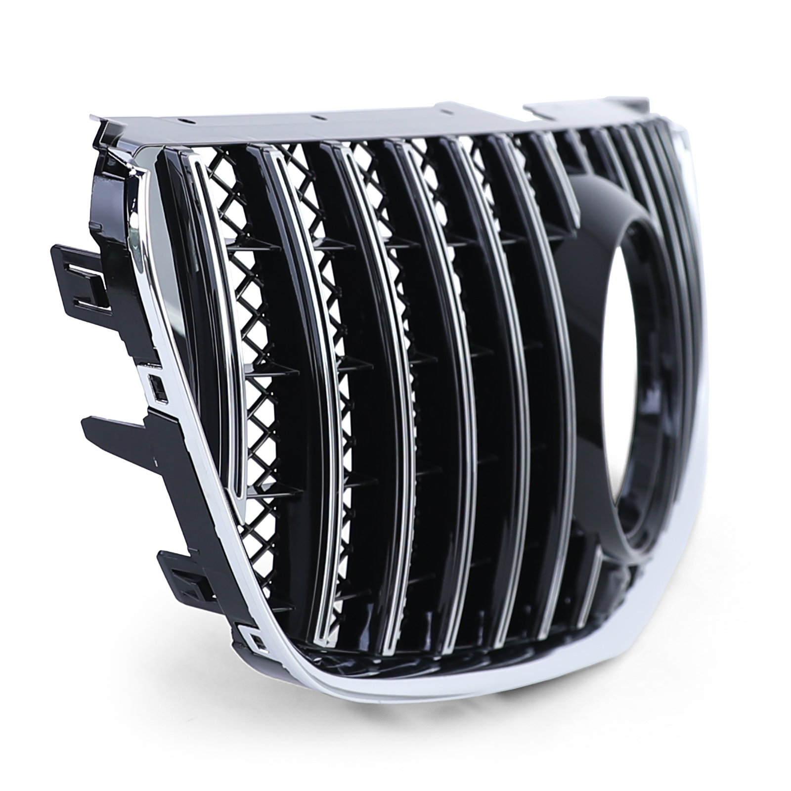 Autogrille - Mercedes V Class W447 14-19 - Sport optiek - Chroom/Glans Zwart