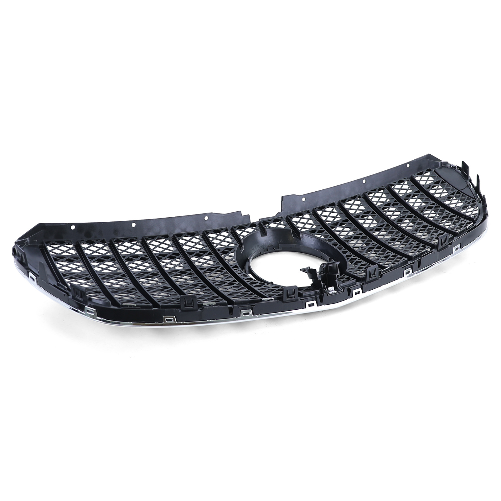 Autogrille geschikt voor Mercedes V Class W447 14-19 - Sport optiek - Chroom/Glans Zwart