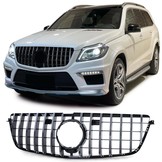 Autogrille geschikt voor Mercedes GL X166 12-15 - Zwarte glans/chroom - Sport optiek