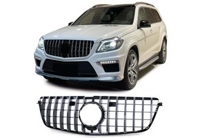 Autogrille - Mercedes GL X166 12-15 - Zwarte glans/chroom - Sport optiek