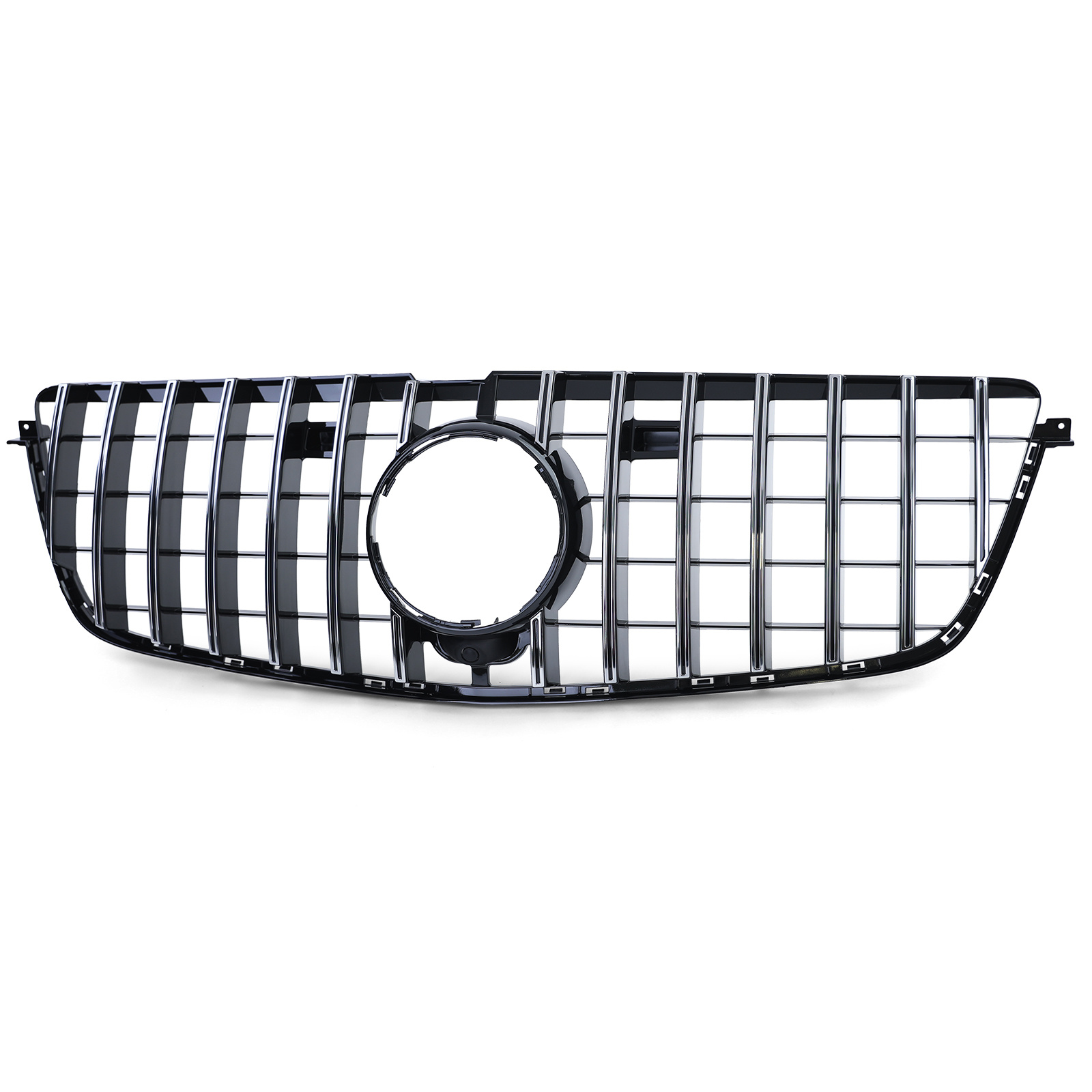 Autogrille geschikt voor Mercedes GL X166 12-15 - Zwarte glans/chroom - Sport optiek