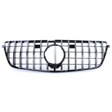 Autogrille geschikt voor Mercedes GL X166 12-15 - Zwarte glans/chroom - Sport optiek