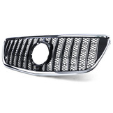 Autogrille geschikt voor Mercedes Vito W447 14-19 - Sportieve Uitstraling - Glans Zwart/Chroom