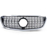 Autogrille geschikt voor Mercedes Vito W447 14-19 - Sportieve Uitstraling - Glans Zwart/Chroom