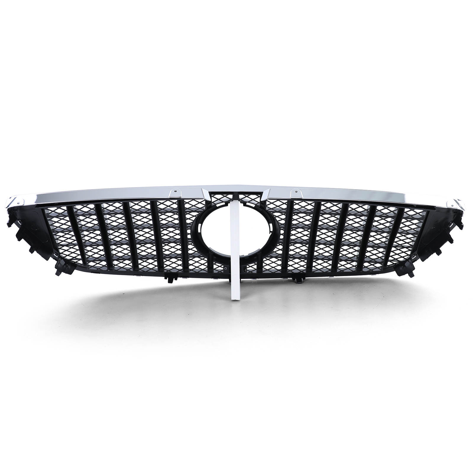 Autogrille - Mercedes Vito W447 14-19 - Sportieve Uitstraling - Glans Zwart/Chroom