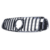 Sportrooster geschikt voor Mercedes GLC X253 - CHROOM/GLANS ZWART - met houder voor frontcamera - 2020-2022