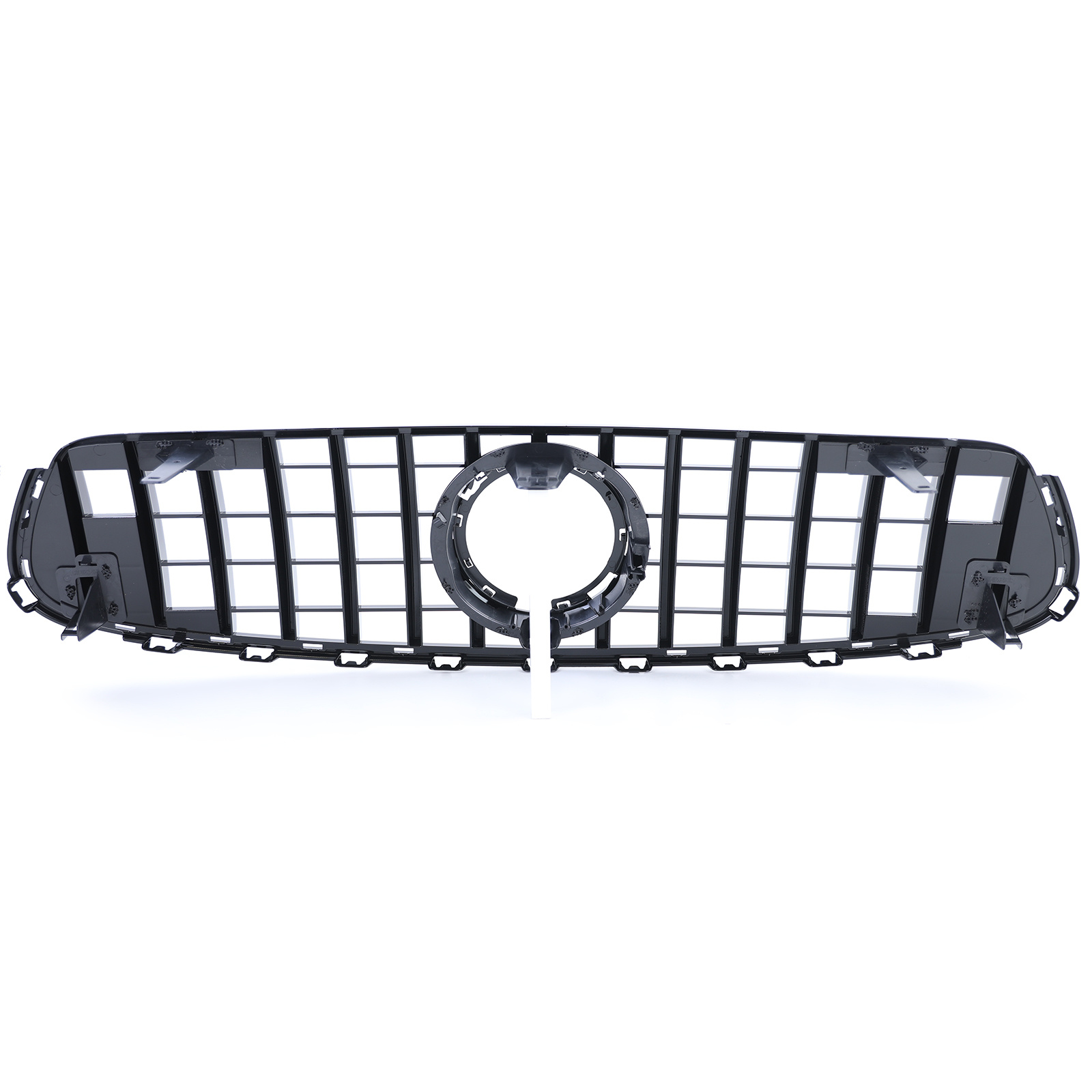 Sportrooster geschikt voor Mercedes GLC X253 - CHROOM/GLANS ZWART - met houder voor frontcamera - 2020-2022