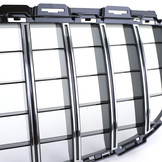 Autogrille geschikt voor Mercedes C-klasse W205 S205 18-21 - Sport optiek - Zwart glans/chroom