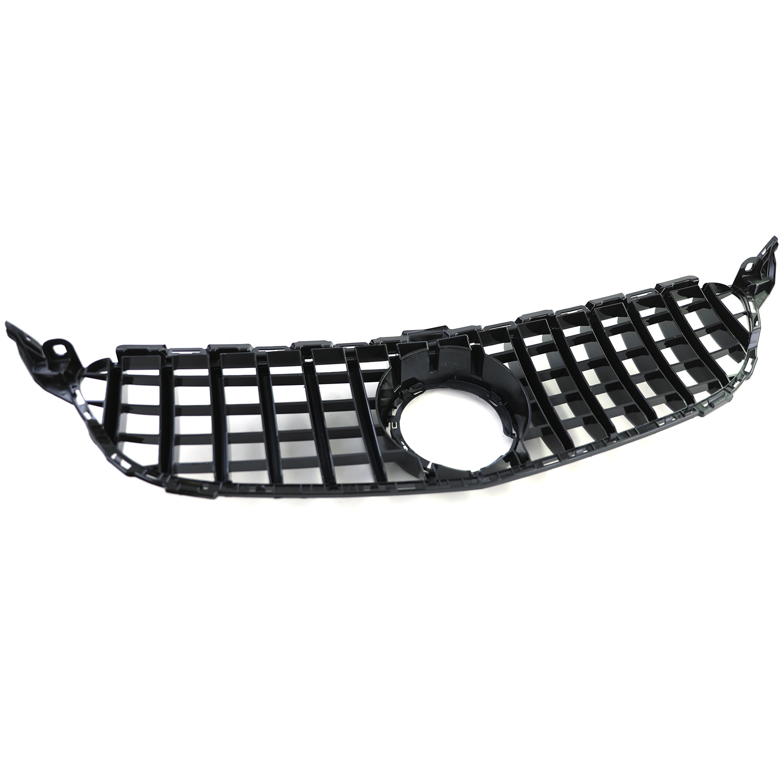 Autogrille geschikt voor Mercedes C-klasse W205 S205 18-21 - Sport optiek - Zwart glans/chroom