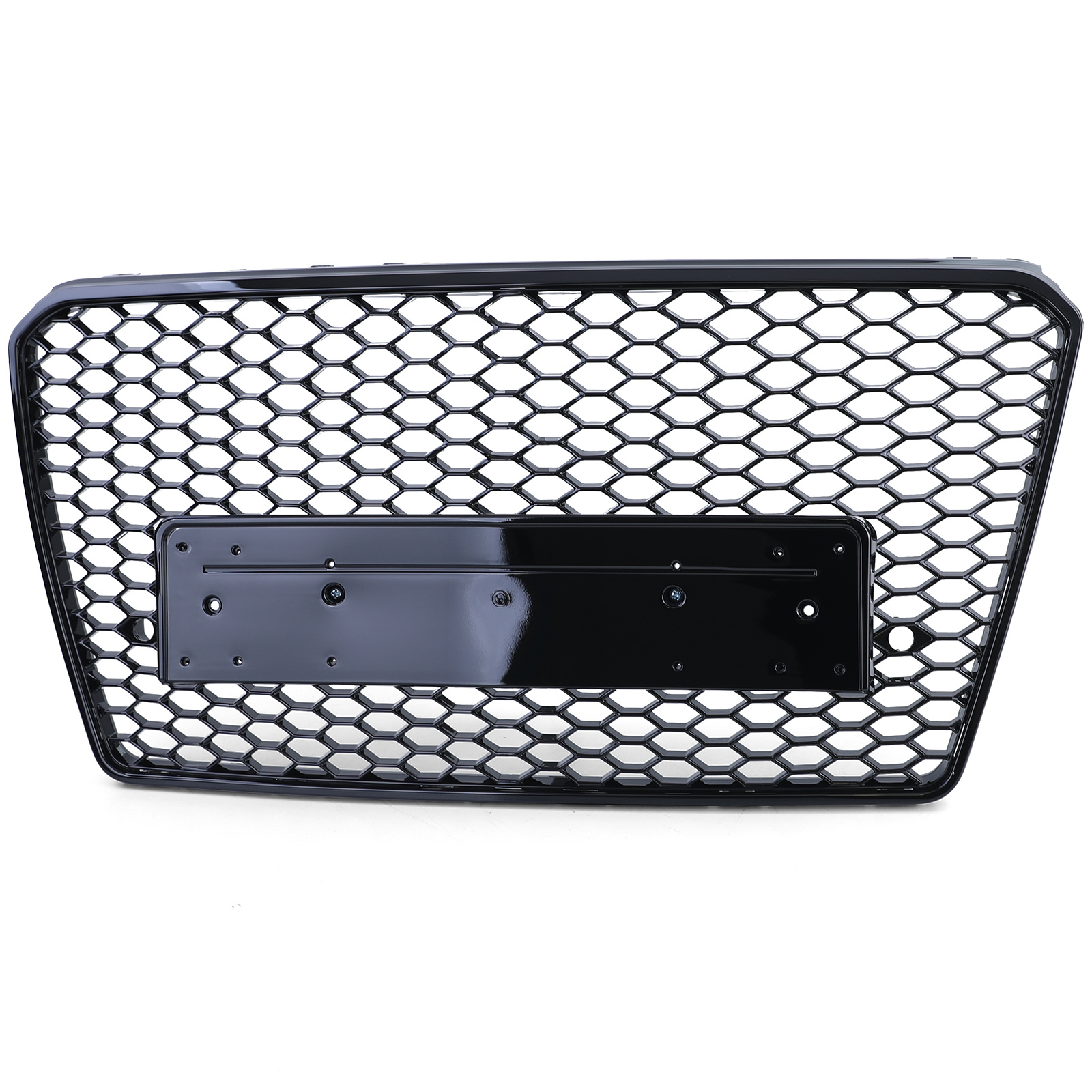 Honingraat grill - Audi A7 C7 4G 10-14 - Zwart Glans - Inclusief PDC sensoren