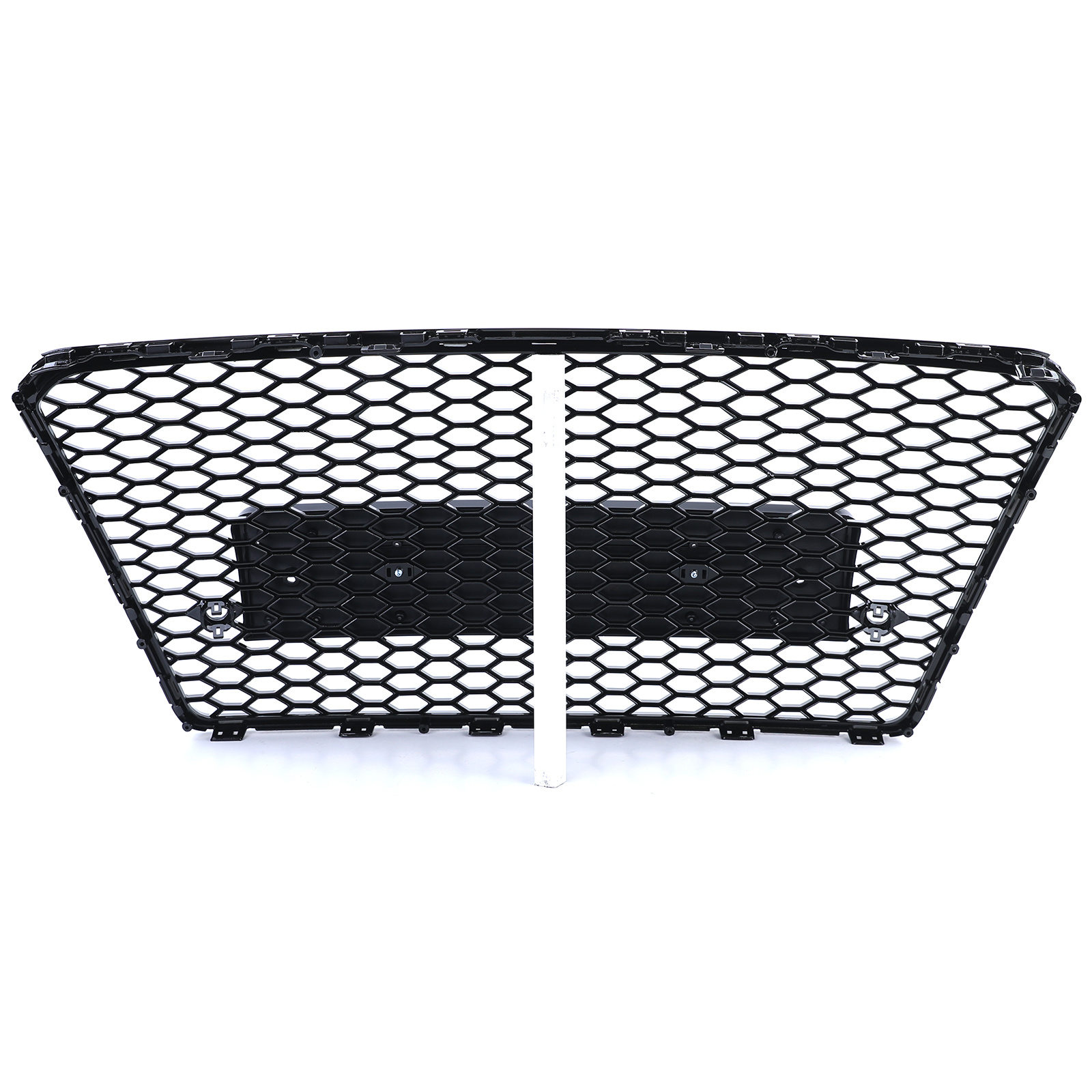 Honingraat grill geschikt voor Audi A7 C7 4G 10-14 - Zwart Glans - Inclusief PDC sensoren