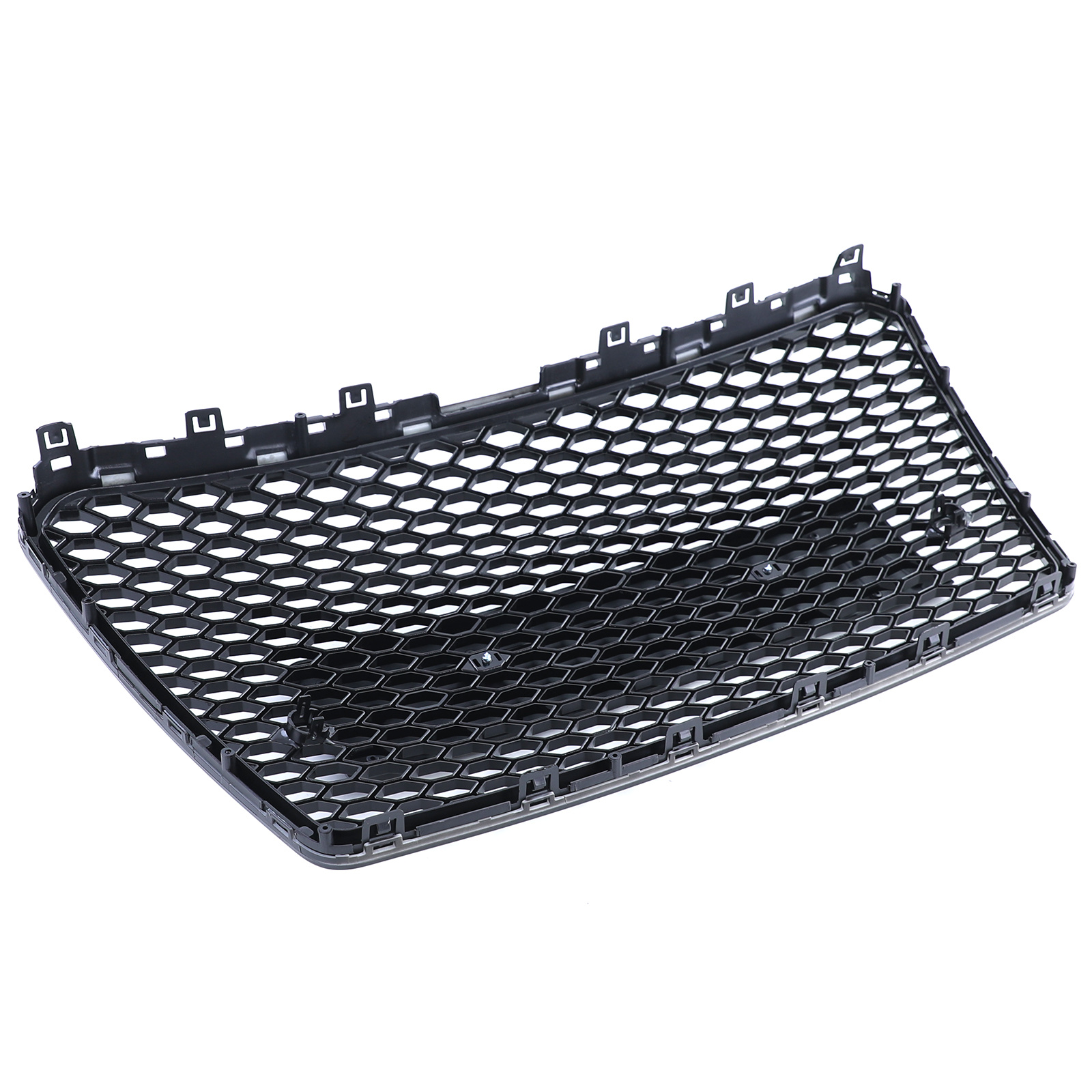 Honingraat grill - Audi A7 C7 4G 10-14 - Zwart Glans - Inclusief PDC sensoren