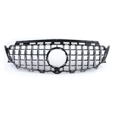 Autogrille - geschikt voor Mercedes E-klasse W213 S213 16-21 - Sport GT-optiek - GLANS ZWART/CHROOM
