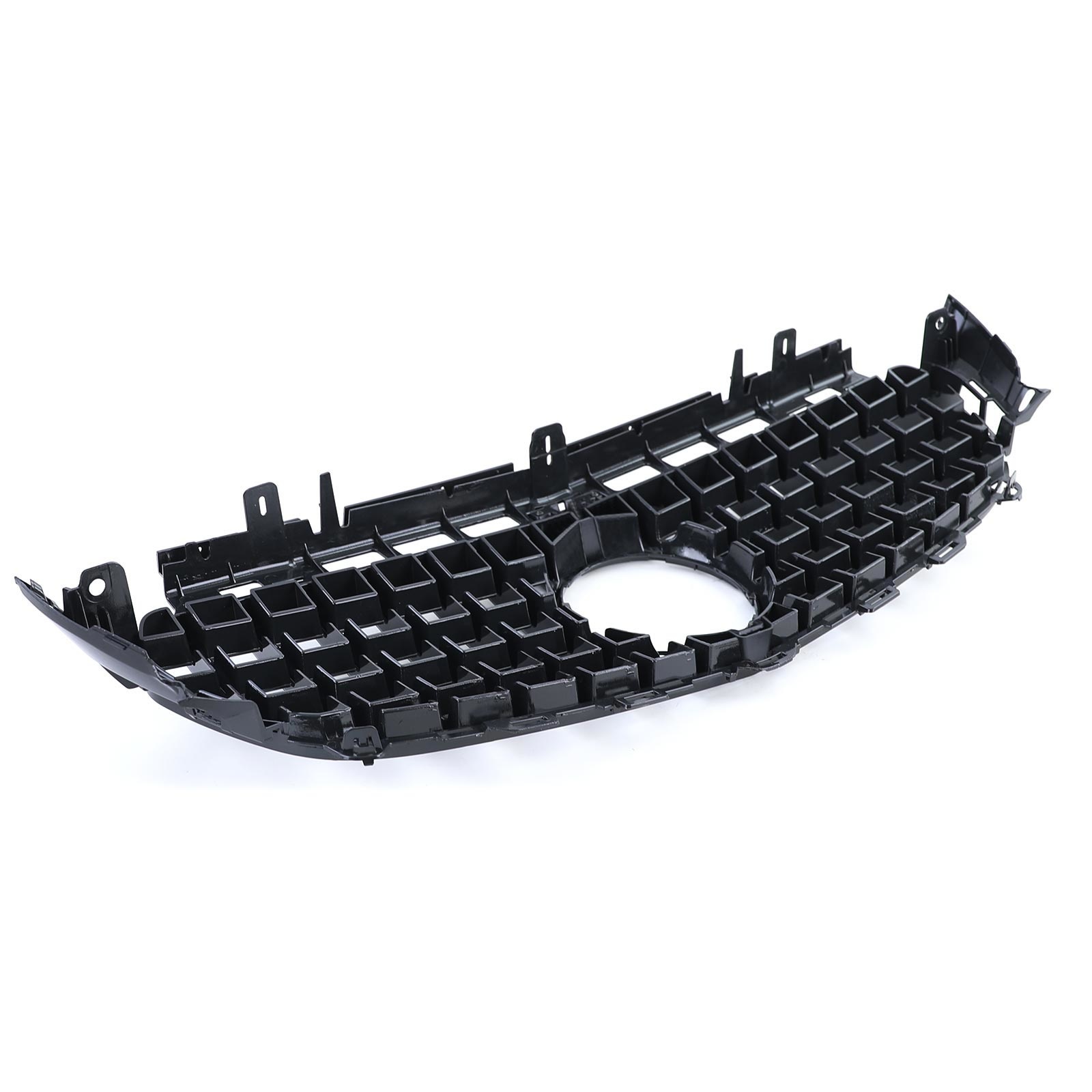 Autogrille - Mercedes E-klasse W213 S213 16-21 - Sport GT-optiek - GLANS ZWART/CHROOM