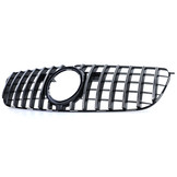 Autogrille geschikt voor Mercedes GLS X166 15-19 - ZWART GLANS/CHROOM - Sportieve look