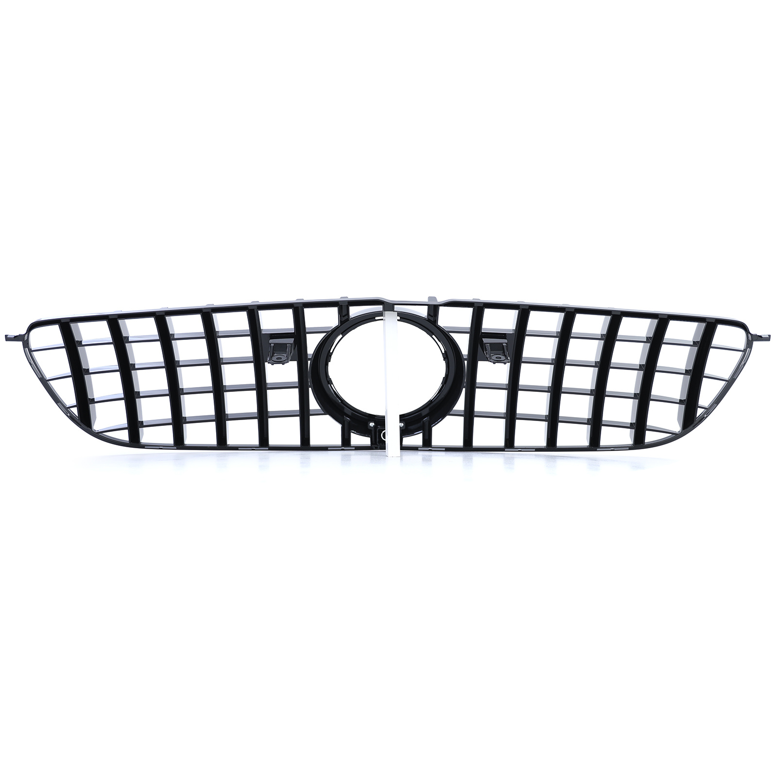 Autogrille geschikt voor Mercedes GLS X166 15-19 - ZWART GLANS/CHROOM - Sportieve look
