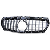 Autogrille geschikt voor Mercedes CLA C117 pre-facelift 13-16 - Chroom/Zwart glans - Sportief ontwerp