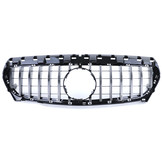 Autogrille - Mercedes CLA C117 pre-facelift 13-16 - Chroom/Zwart glans - Sportief ontwerp
