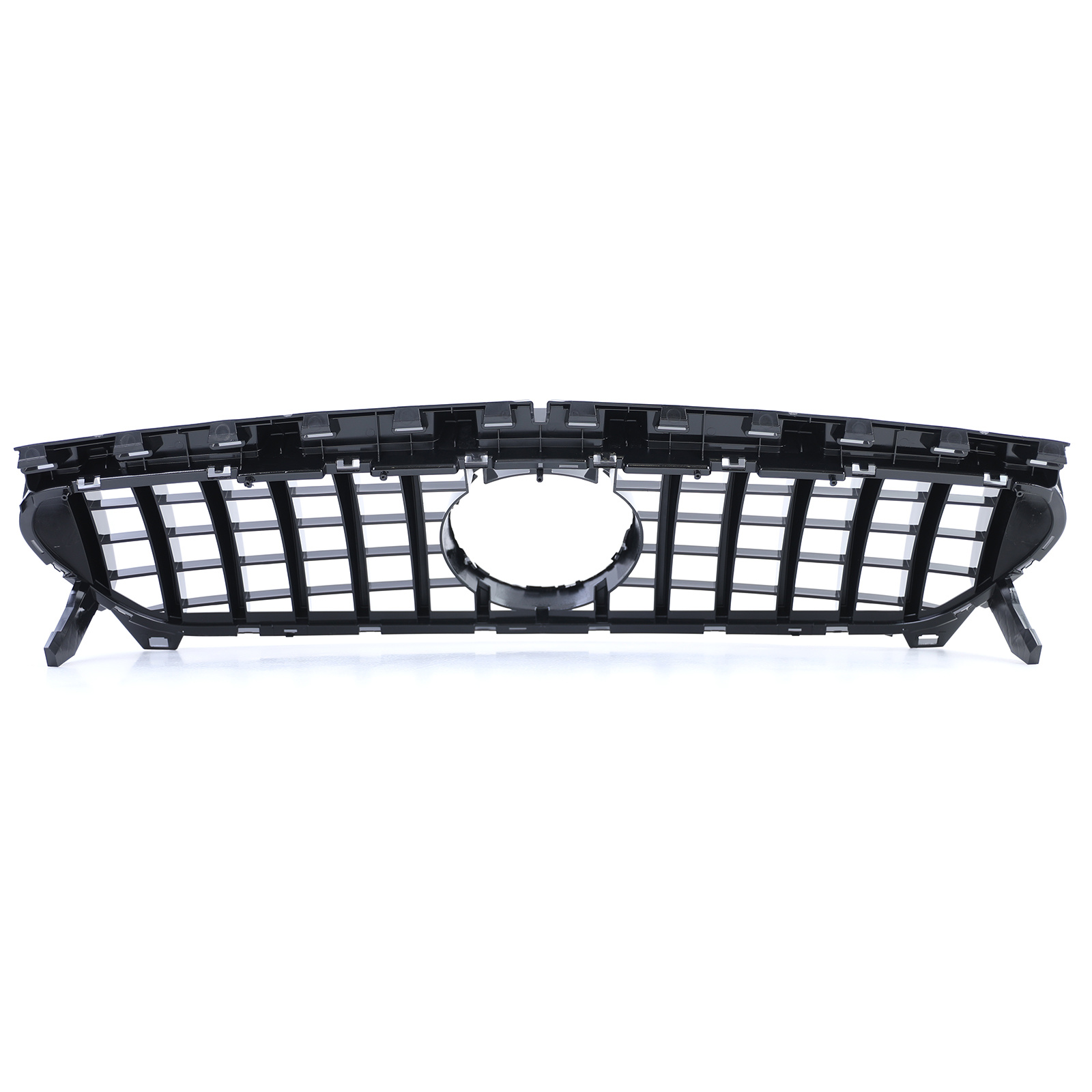 Autogrille - Mercedes CLA C117 pre-facelift 13-16 - Chroom/Zwart glans - Sportief ontwerp