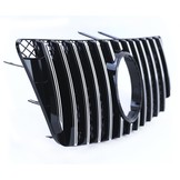 Autogrille - geschikt voor Mercedes M klasse ML W164 08-11 - Sport rooster - Zwart chroom