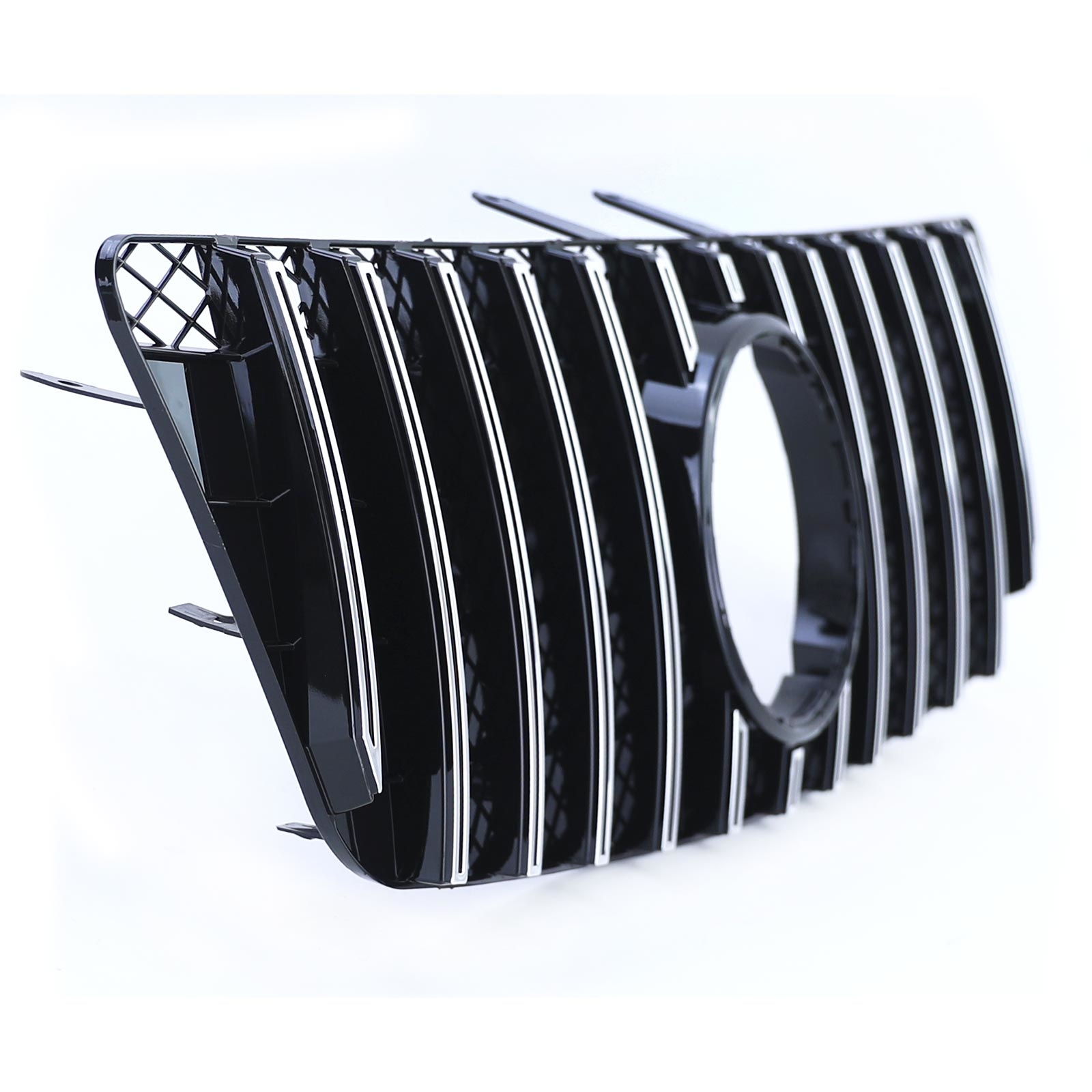 Autogrille - geschikt voor Mercedes M klasse ML W164 08-11 - Sport rooster - Zwart chroom
