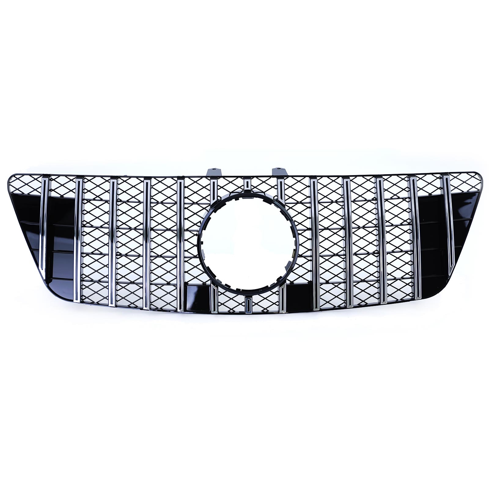 Autogrille - geschikt voor Mercedes M klasse ML W164 08-11 - Sport rooster - Zwart chroom