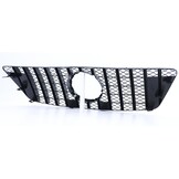 Autogrille - geschikt voor Mercedes M klasse ML W164 08-11 - Sport rooster - Zwart chroom