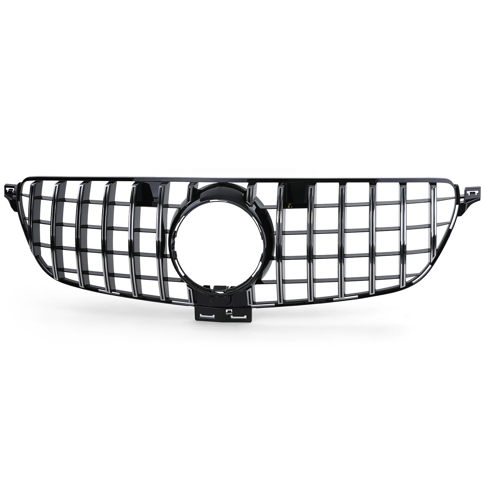 Autogrille geschikt voor Mercedes GLE W166 15-19 - Sport GT-optiek - Zwart/Chroom