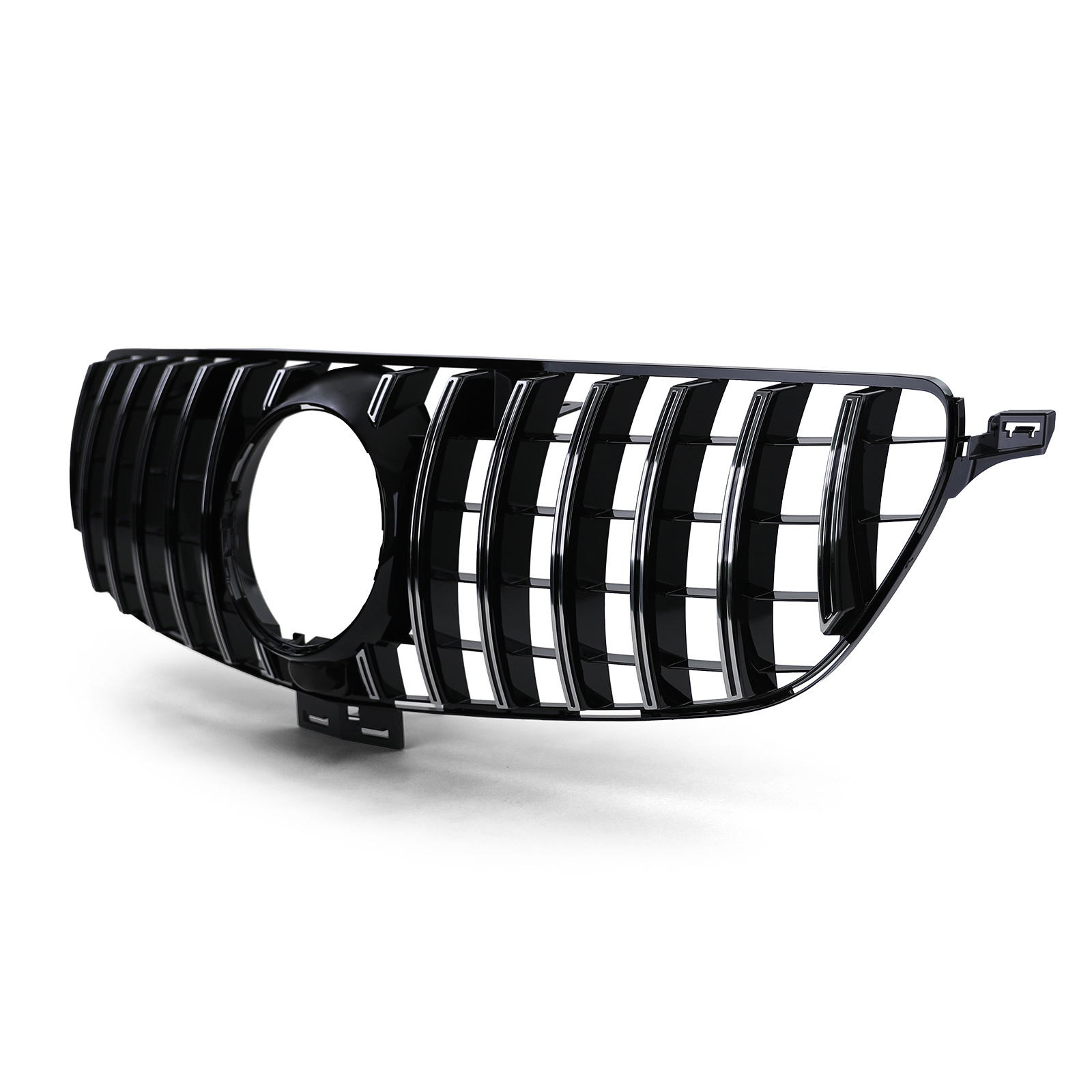 Autogrille - Mercedes GLE W166 15-19 - Sport GT-optiek - Zwart/Chroom