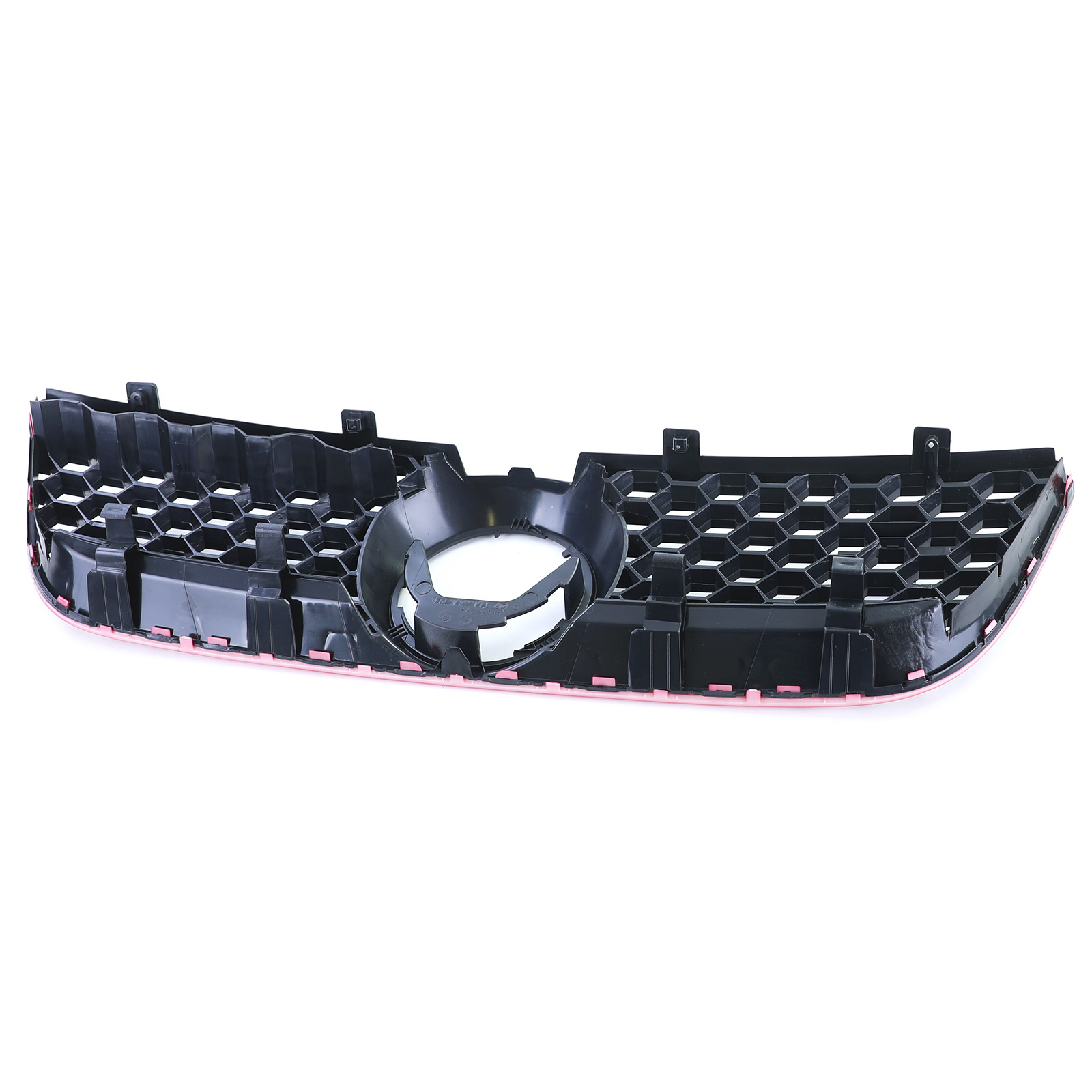 Honingraat grill - VW Polo 9N3 05-09 - Rode rand - Sportief design
