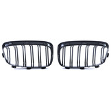 Radiateurgrille - BMW 1 Serie F20 F21 10-14 - Dubbele stang - Zwart glans