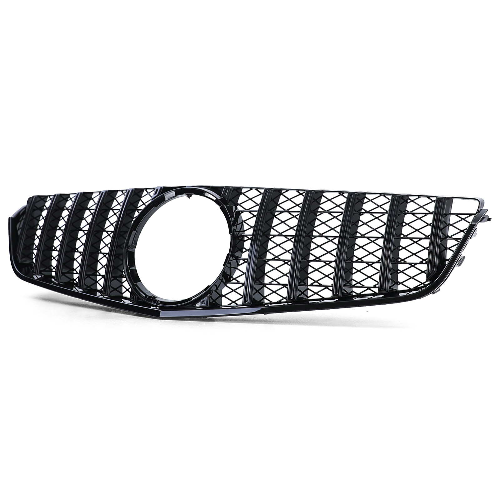 Autogrille geschikt voor Mercedes E Coupe C207 Cabrio A207 09-13 - Sport Optiek - Glanzend Zwart