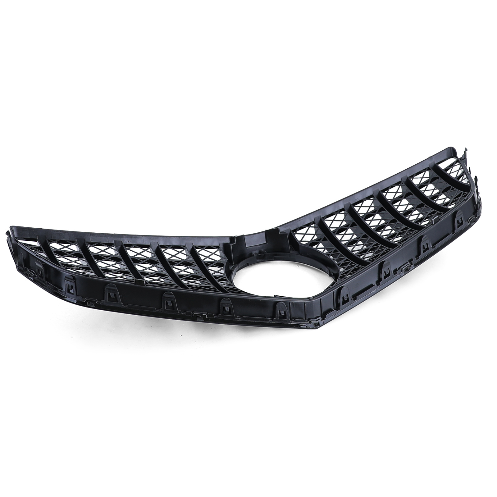 Autogrille geschikt voor Mercedes E Coupe C207 Cabrio A207 09-13 - Sport Optiek - Glanzend Zwart