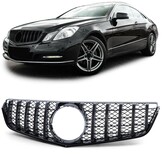Autogrille - Mercedes E Coupe C207 Cabrio A207 09-13 - Sport Optiek - Glanzend Zwart