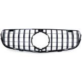 Sportradiateurrooster geschikt voor Mercedes GLC X253 SUV - Glanzend zwart - Incl. houder voor frontcamera