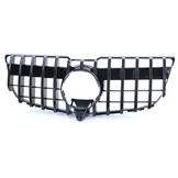 Autogrille geschikt voor Mercedes GLK X204 Facelift 12-15 - Sportieve look - Zwart glans