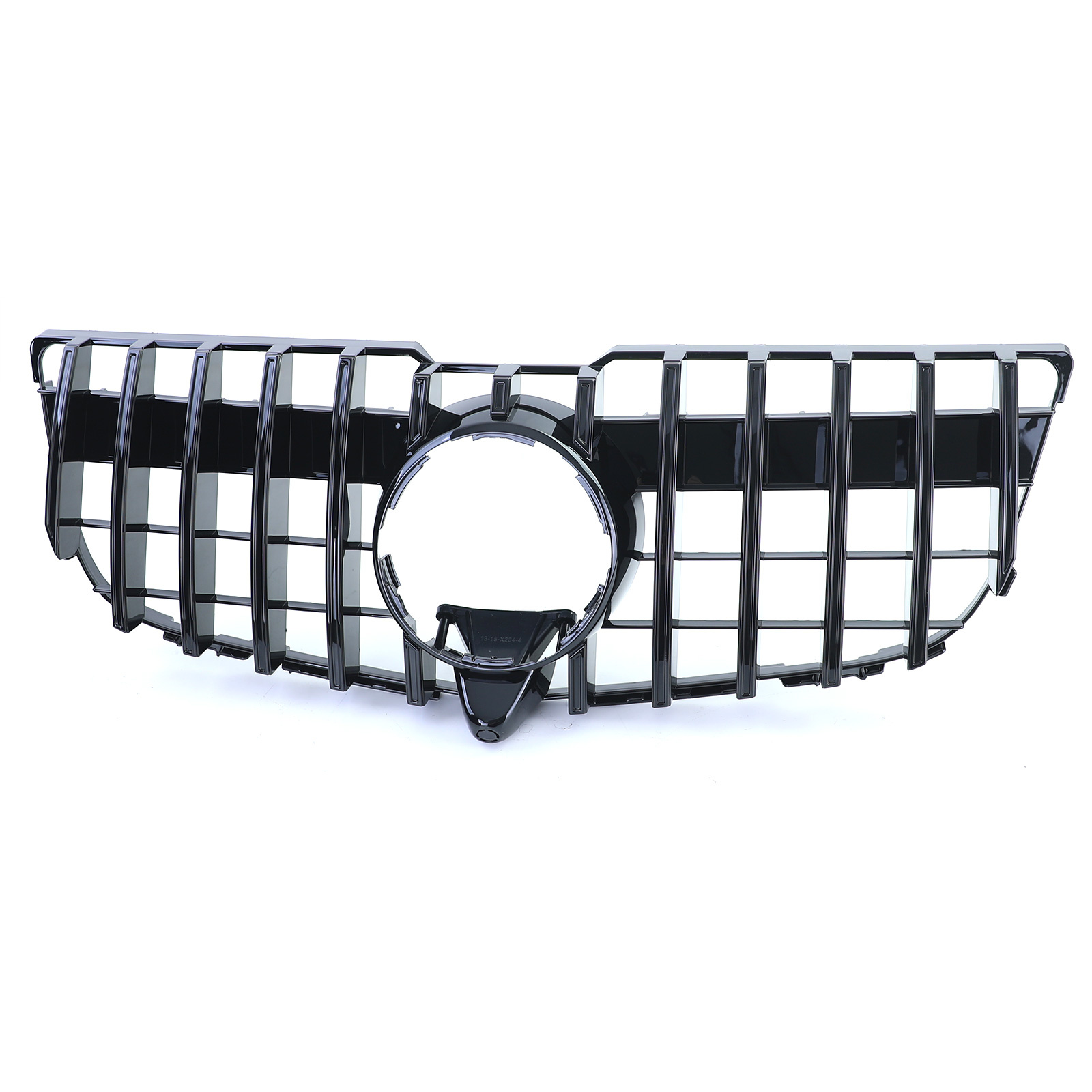 Autogrille - Mercedes GLK X204 Facelift 12-15 - Sportieve look - Zwart glans