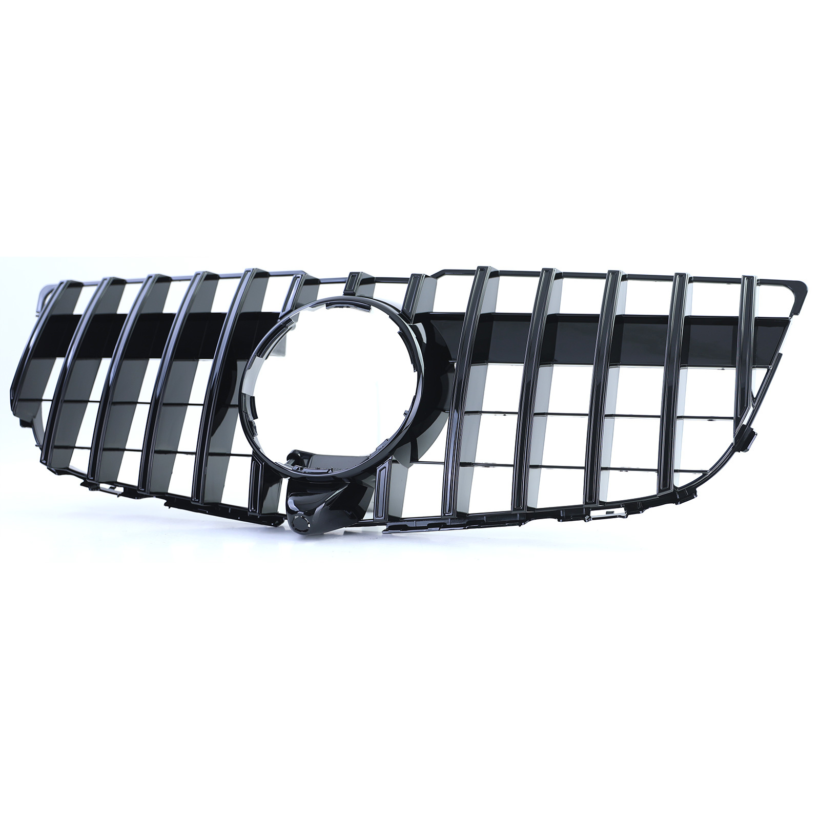 Autogrille geschikt voor Mercedes GLK X204 Facelift 12-15 - Sportieve look - Zwart glans