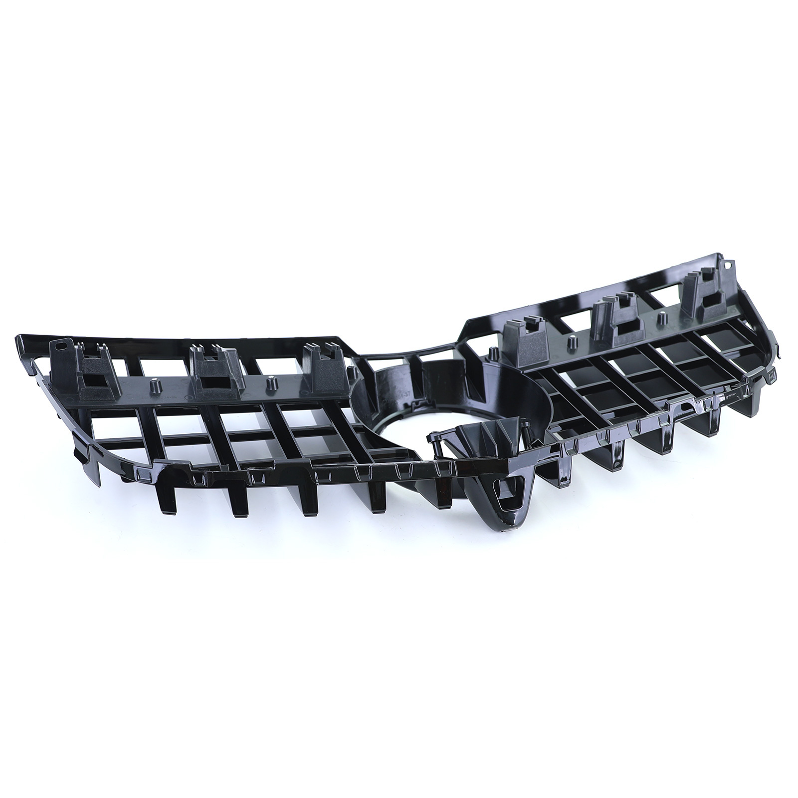 Autogrille geschikt voor Mercedes GLK X204 Facelift 12-15 - Sportieve look - Zwart glans