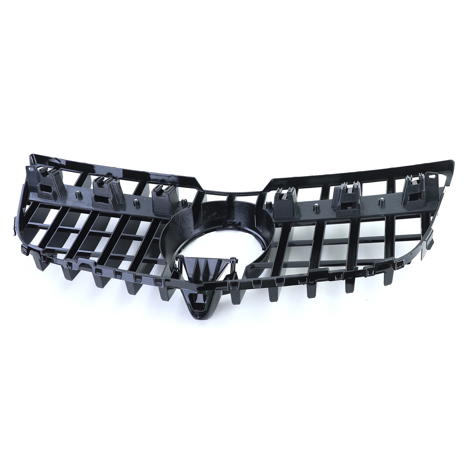 Autogrille - Mercedes GLK X204 Facelift 12-15 - Sportieve look - Zwart glans