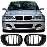 Autogrille geschikt voor BMW E46 Sedan Touring 01-05 - Sportieve look - Performance zwart