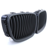 Autogrille geschikt voor BMW F10 F11 Sedan Touring - Sportieve look - Performance zwart mat