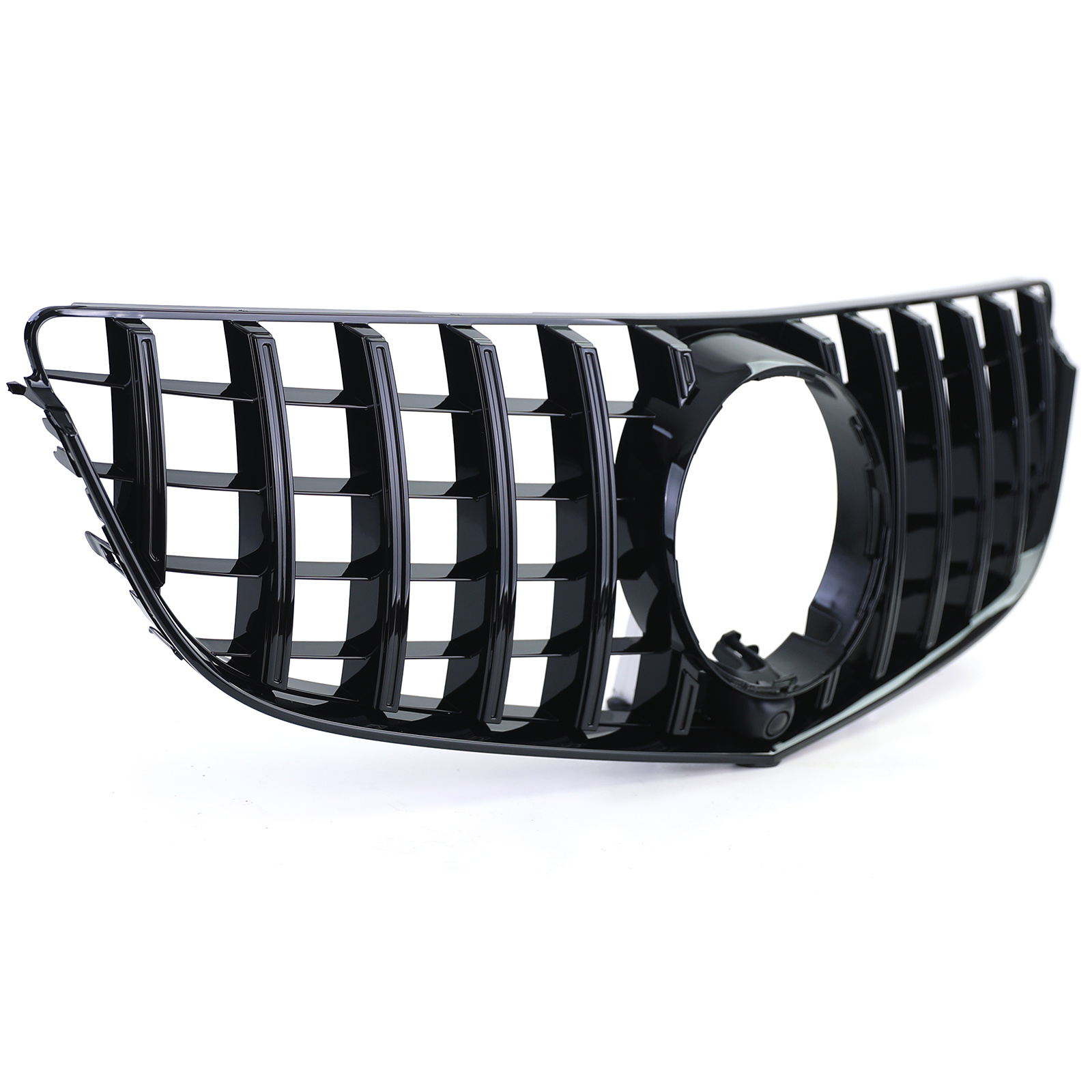 Autogrille - Mercedes E Cabrio A207 Coupe C207 13-17 - sport optiek - zwarte glans